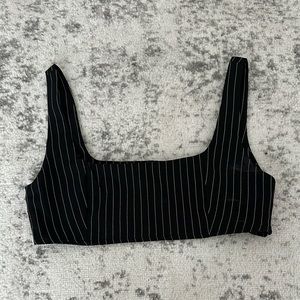 Princess Polly Pinstripe Crop Top Size 6